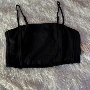 MIDNIGHT SKY Black Women's CropTop Size M